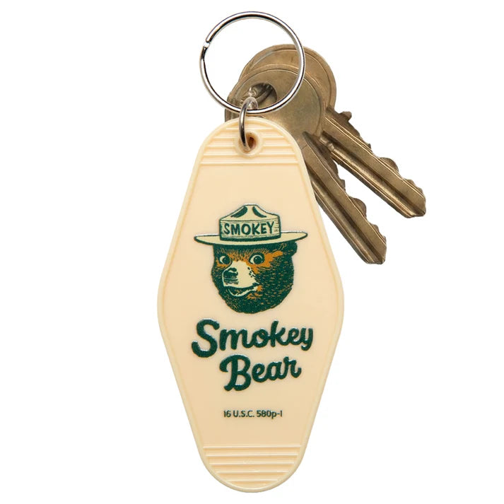Smokey Bear Signature Motel Keychain | The Landmark Project