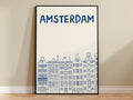 Amsterdam Painted-Style Print