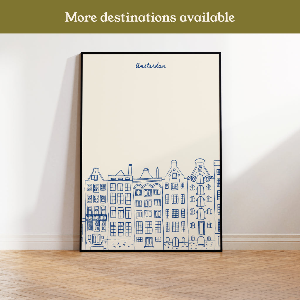 Amsterdam Painted-Style Print