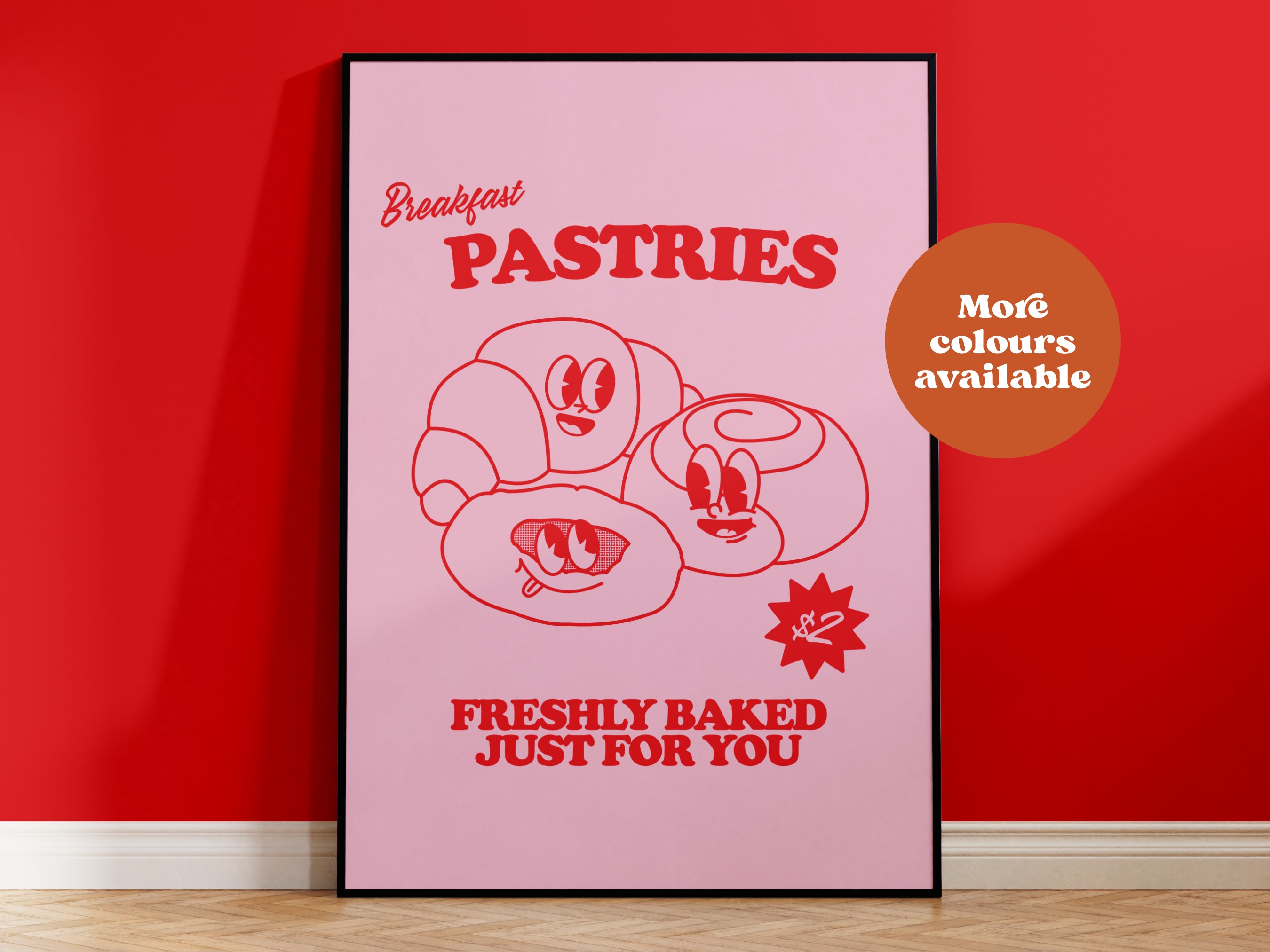 Breakfast Pastries Takeaway Print