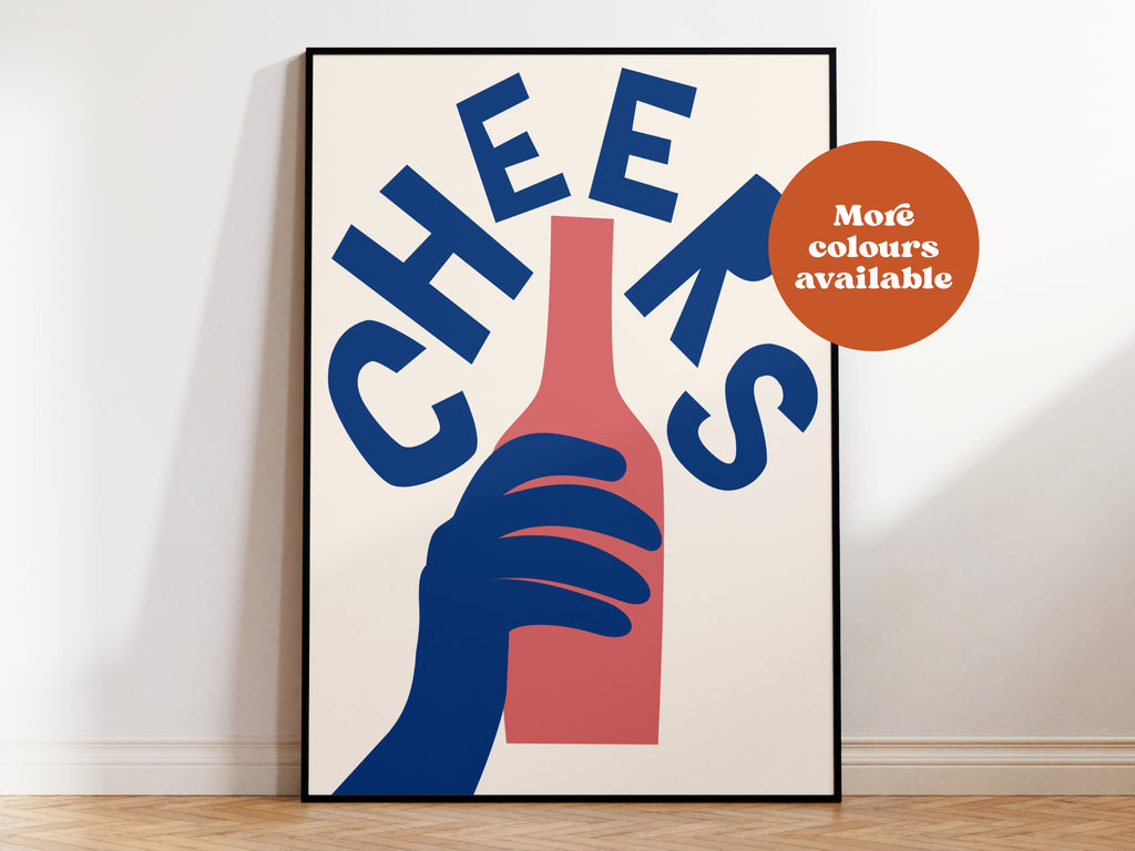 Cheers Mid-Century Print
