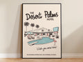 Retro Palm Springs Motel Art Print