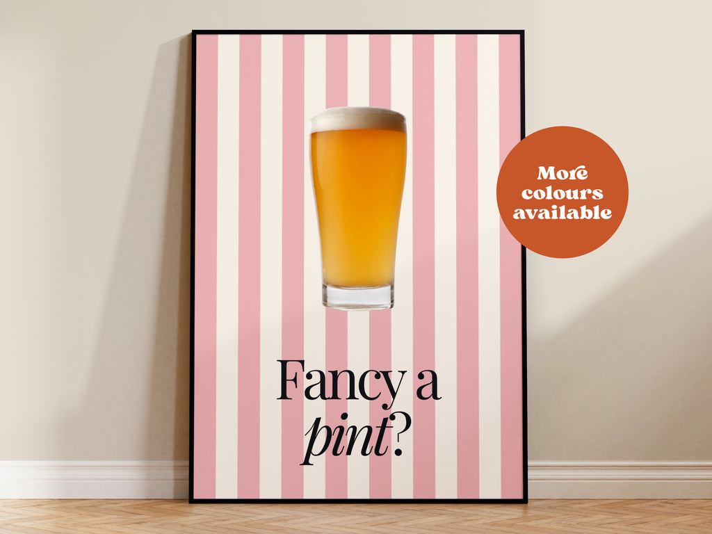 Fancy a Pint Lager IPA Print