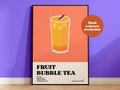 Fruit Bubble Tea Print