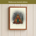 A Frame Cabin Print - Halloween Seasonal Edition