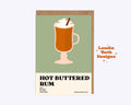 Hot Buttered Rum Recipe Christmas Card