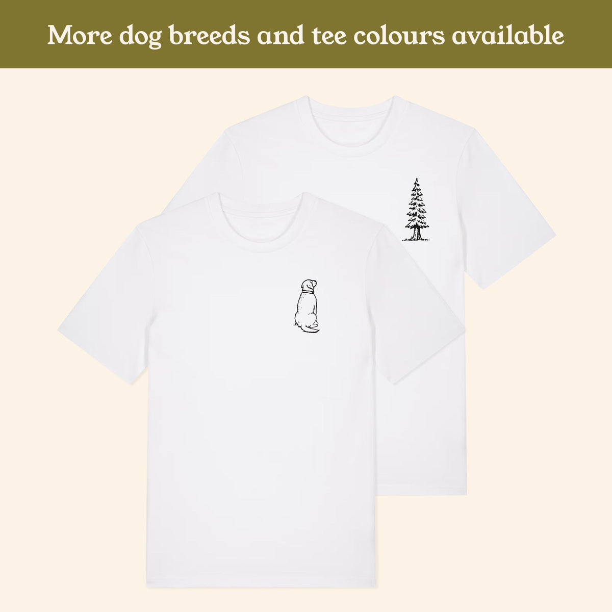 Labrador Hiking View T-shirt - Pick your Dog Breed
