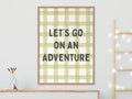 Let's Go On An Adventure Camping Van Kids Print