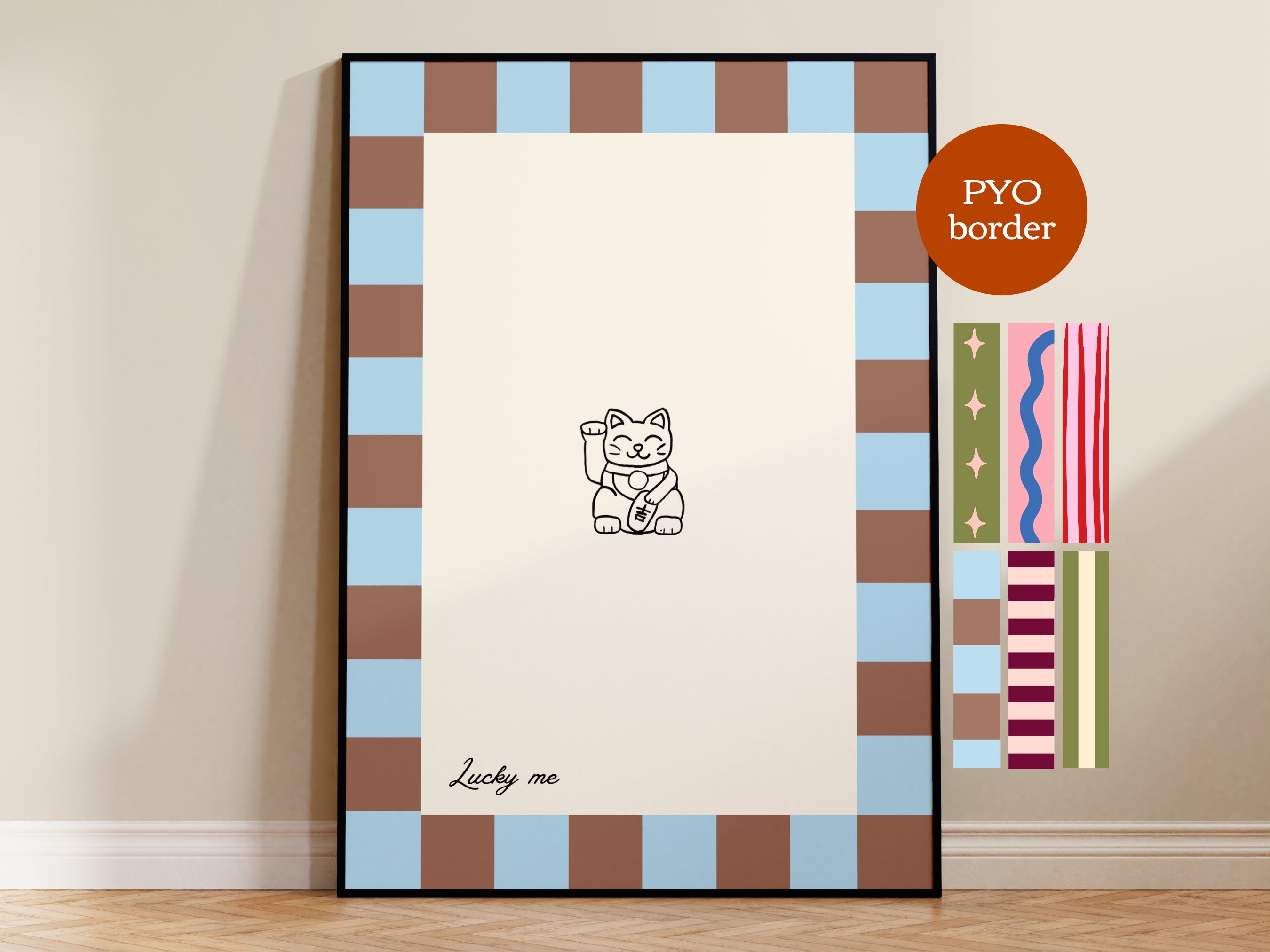 PYO Border - Lucky Cat