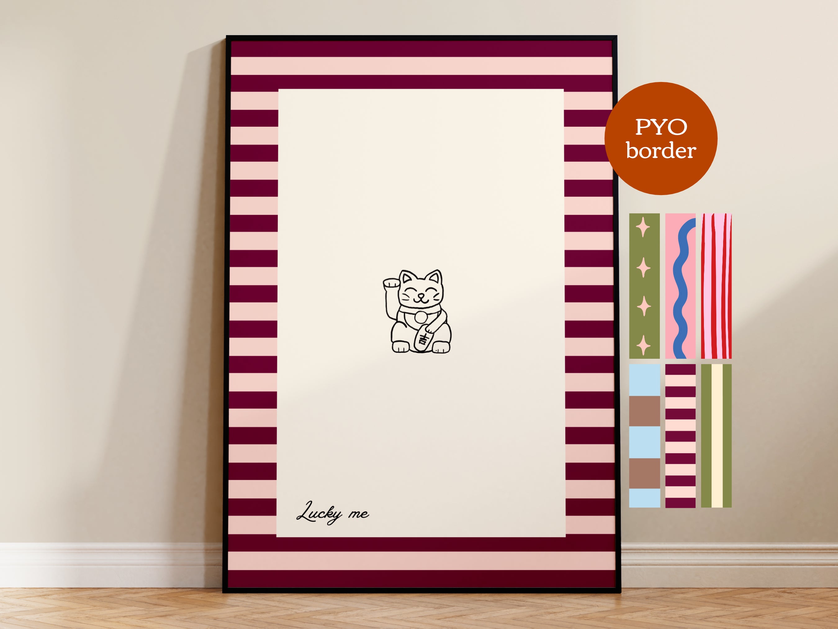 PYO Border - Lucky Cat