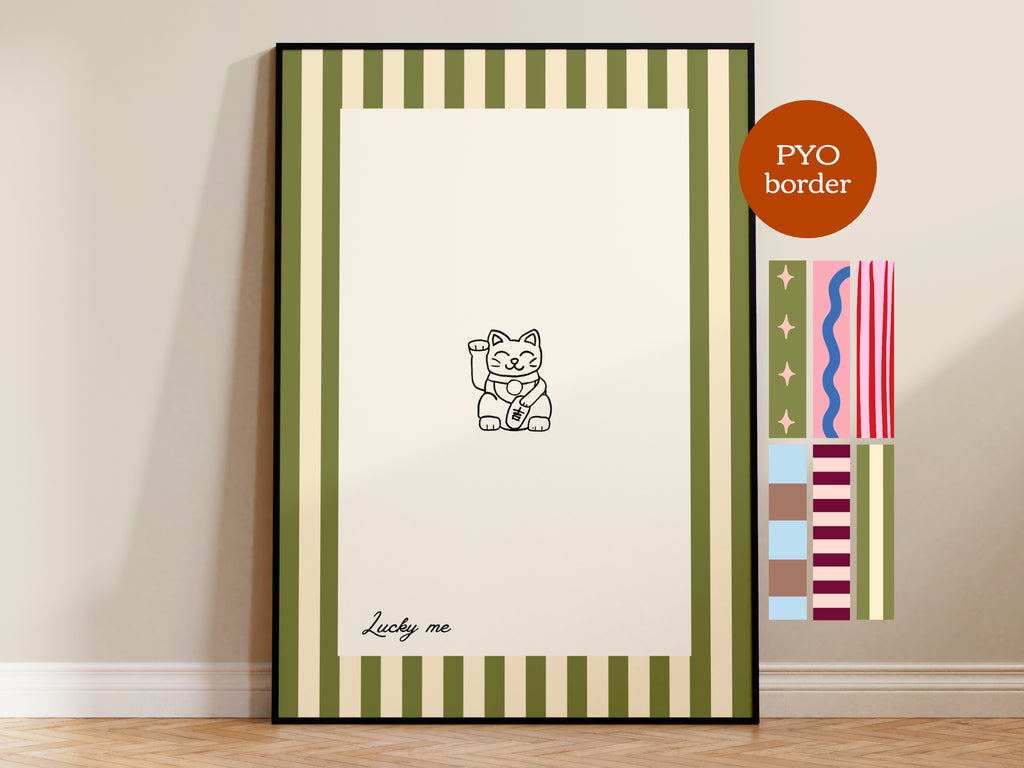 PYO Border - Lucky Cat