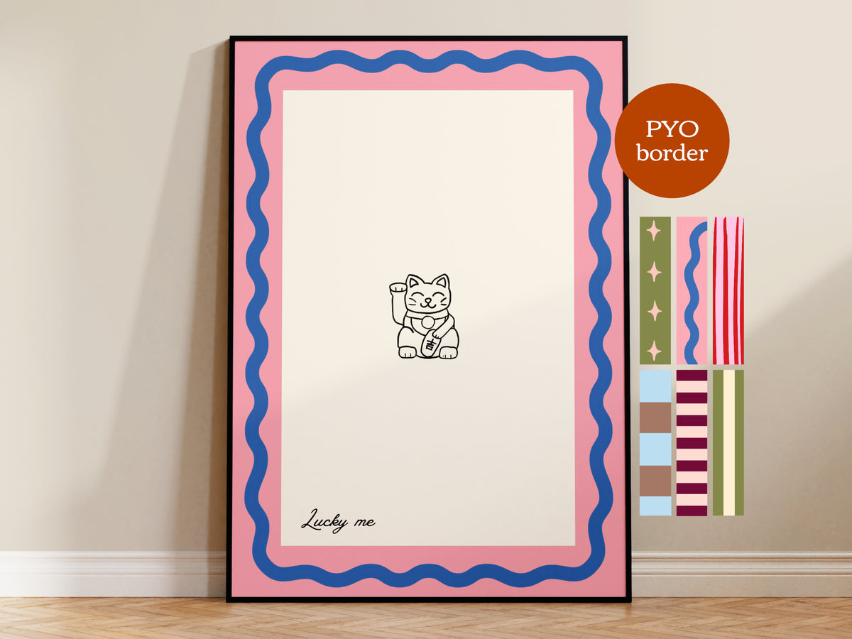 PYO Border - Lucky Cat