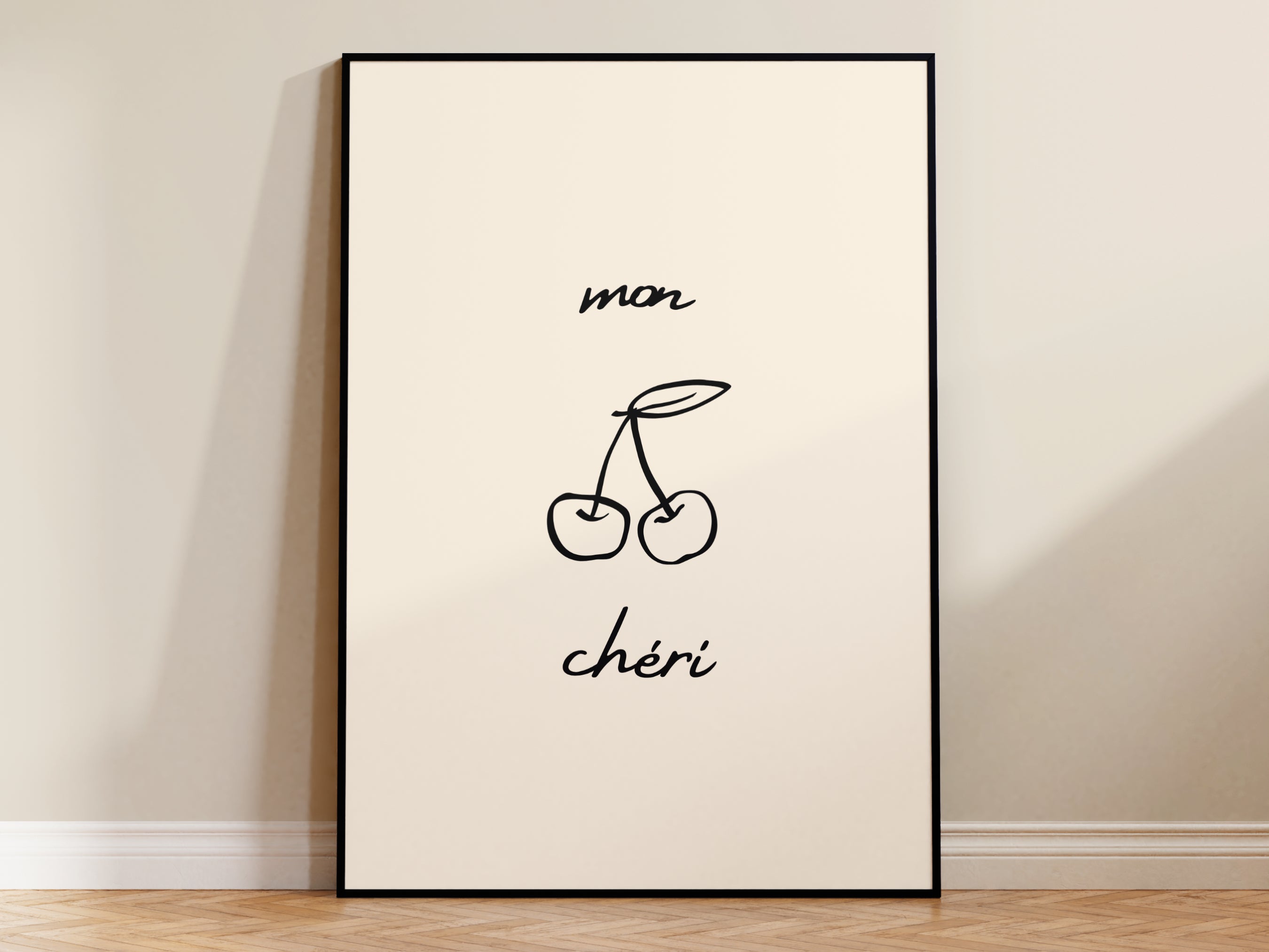 Mon Cheri Cherry My Dear Print