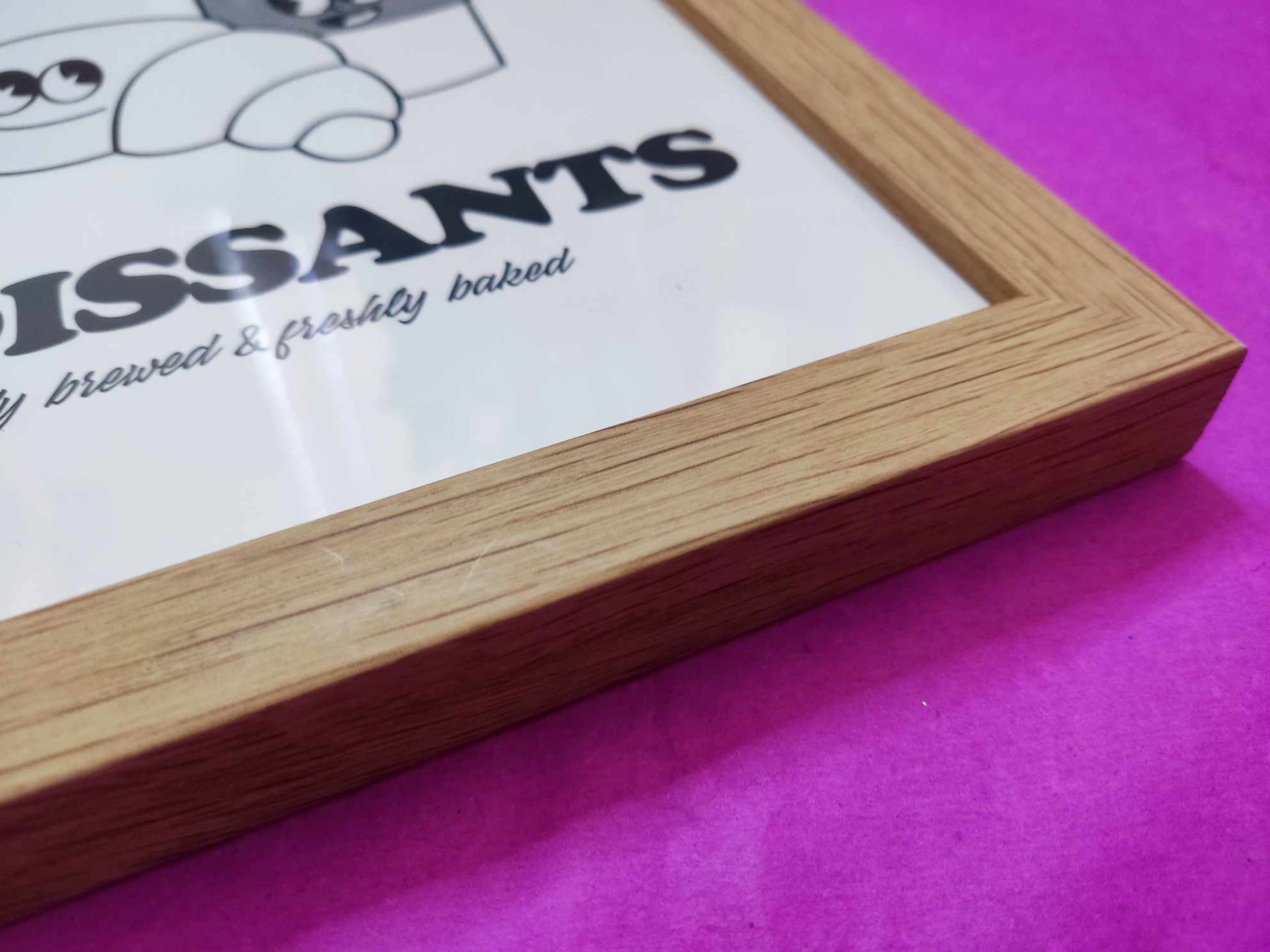Oak-Effect Frame