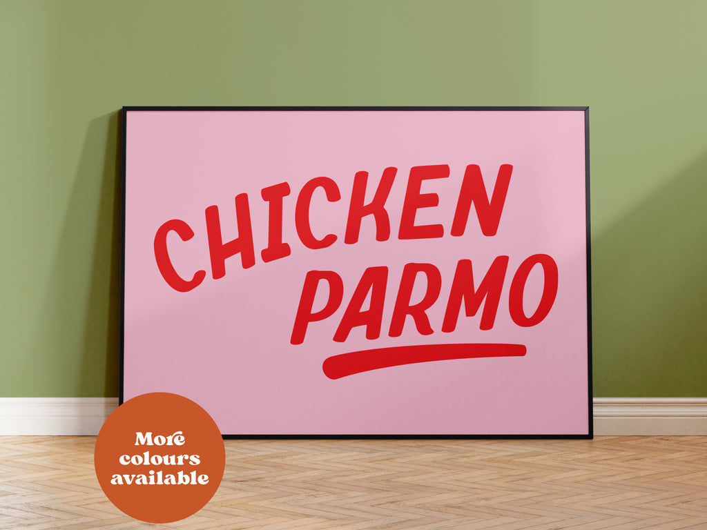 Chicken Parmo Print