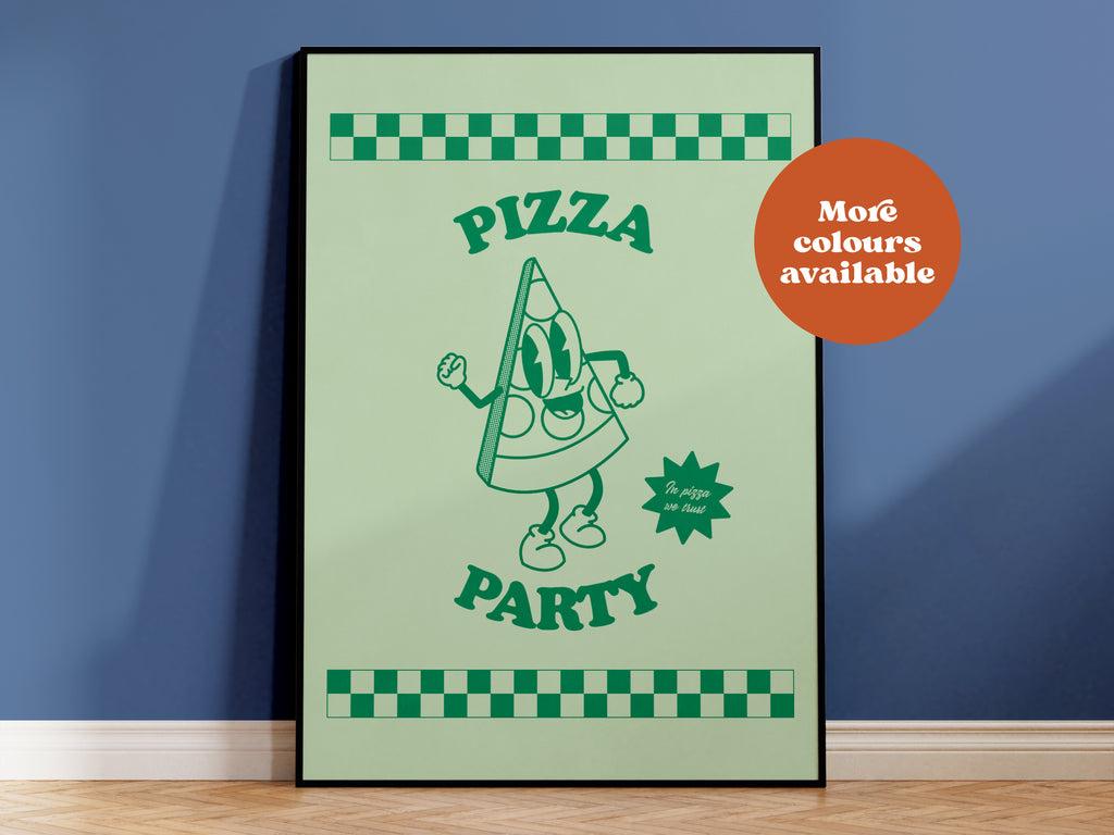Pizza Party Takeaway Print