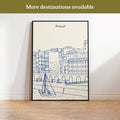 Portugal Painted-Style Print