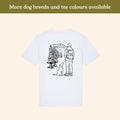 Spaniel without Markings Hiking View T-shirt - Pick your Dog Breed