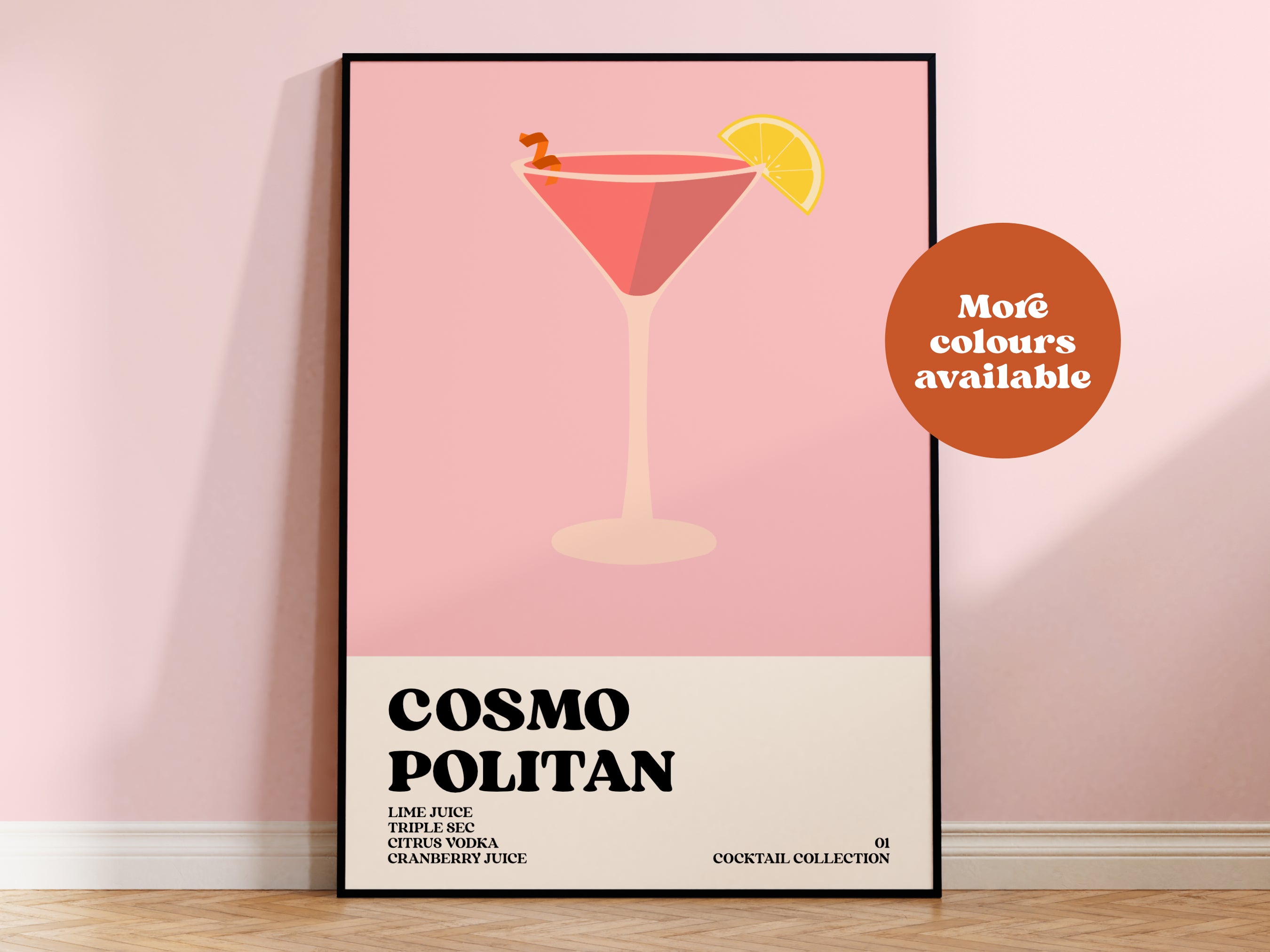 Cosmopolitan Cocktail Print