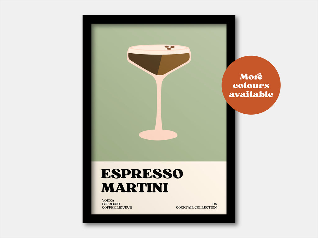 Espresso Martini Cocktail Print