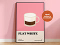 Flat White Coffee Print