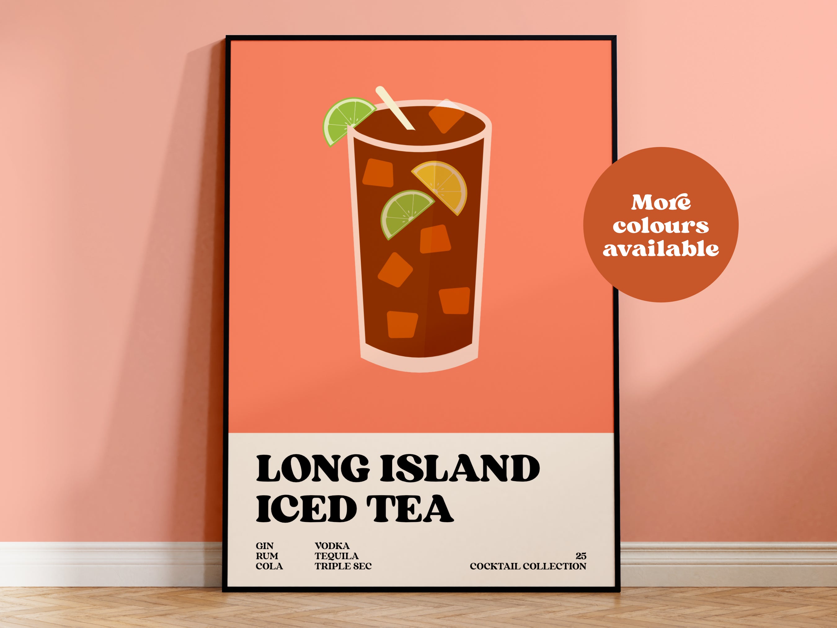 Long Island Iced Tea Cocktail Print