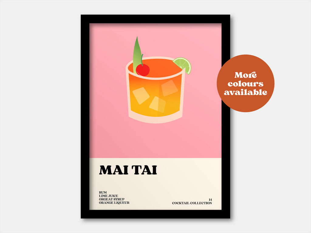 Mai Tai Cocktail Print