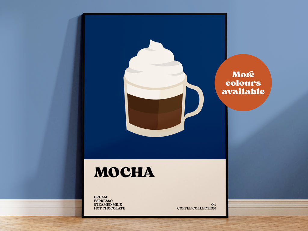 Mocha Coffee Print