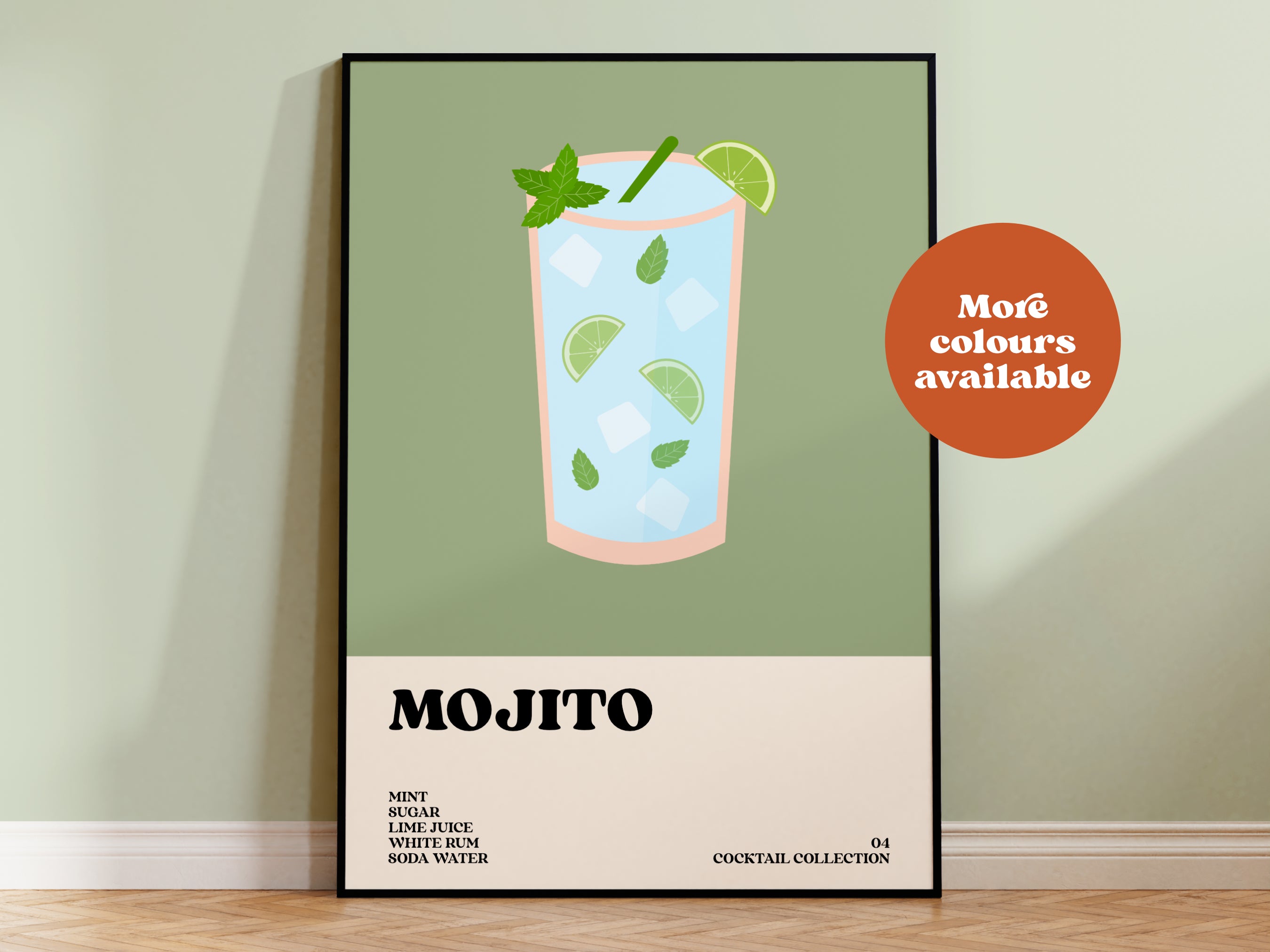 Mojito Cocktail Print