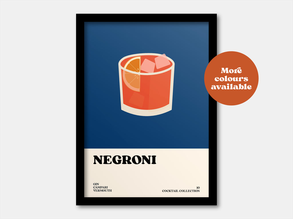 Negroni Cocktail Print