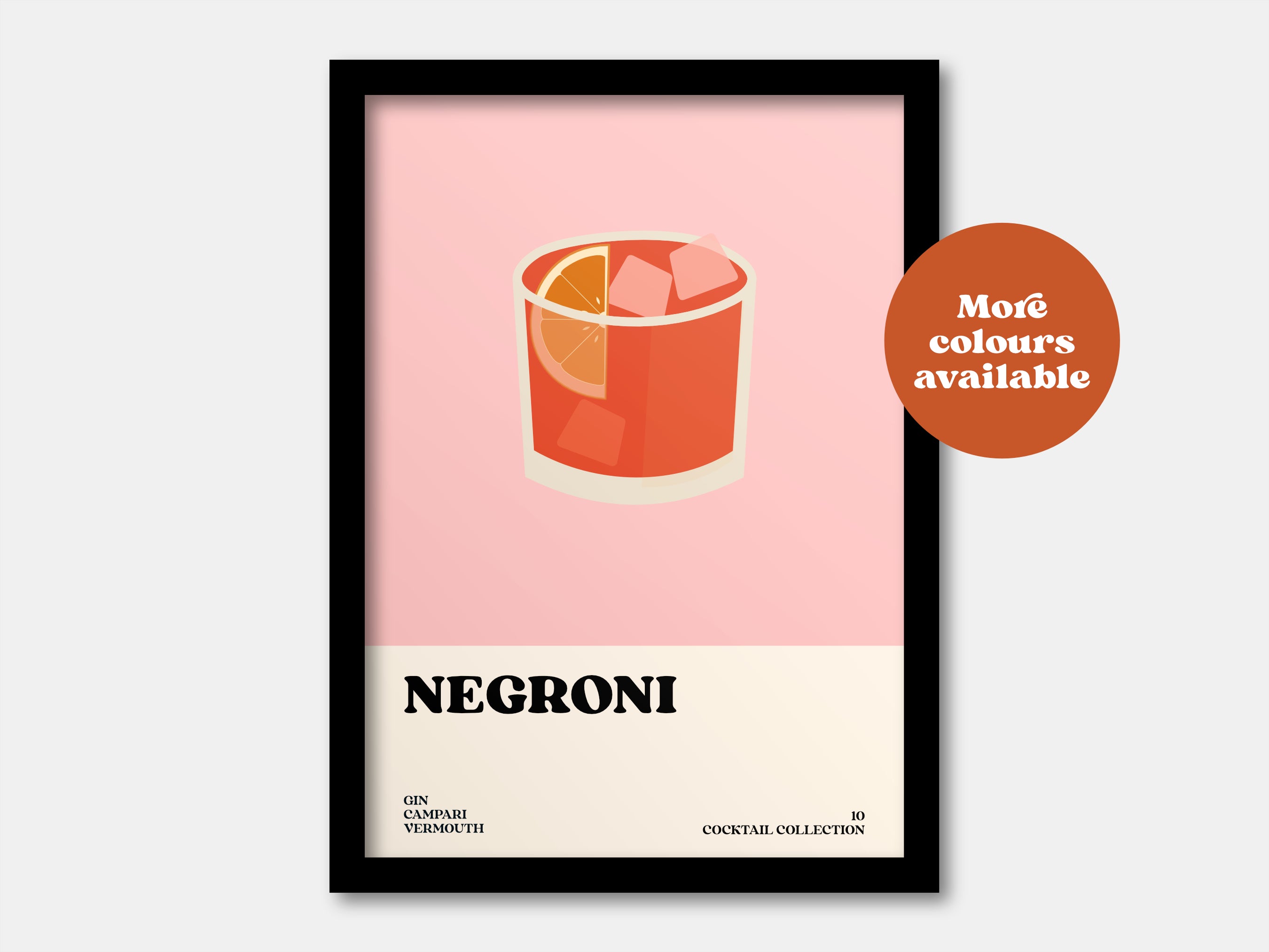 Negroni Cocktail Print