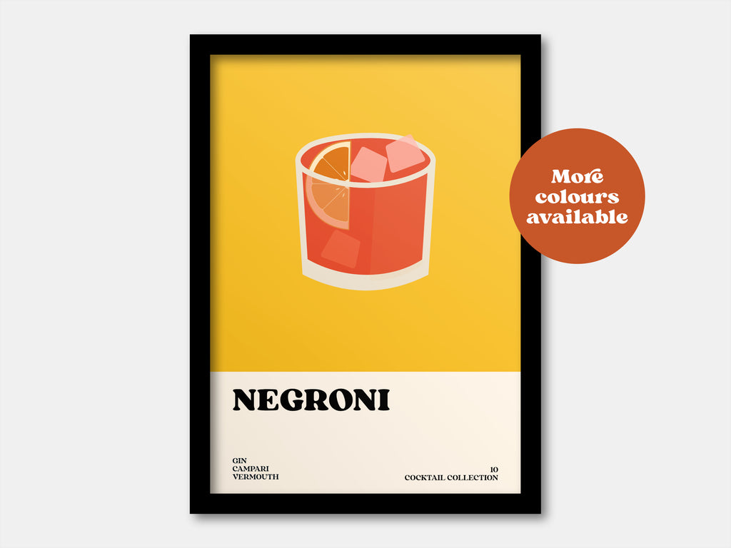 Negroni Cocktail Print