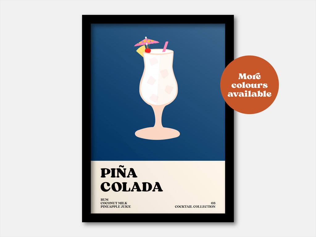 Pina Colada Cocktail Print