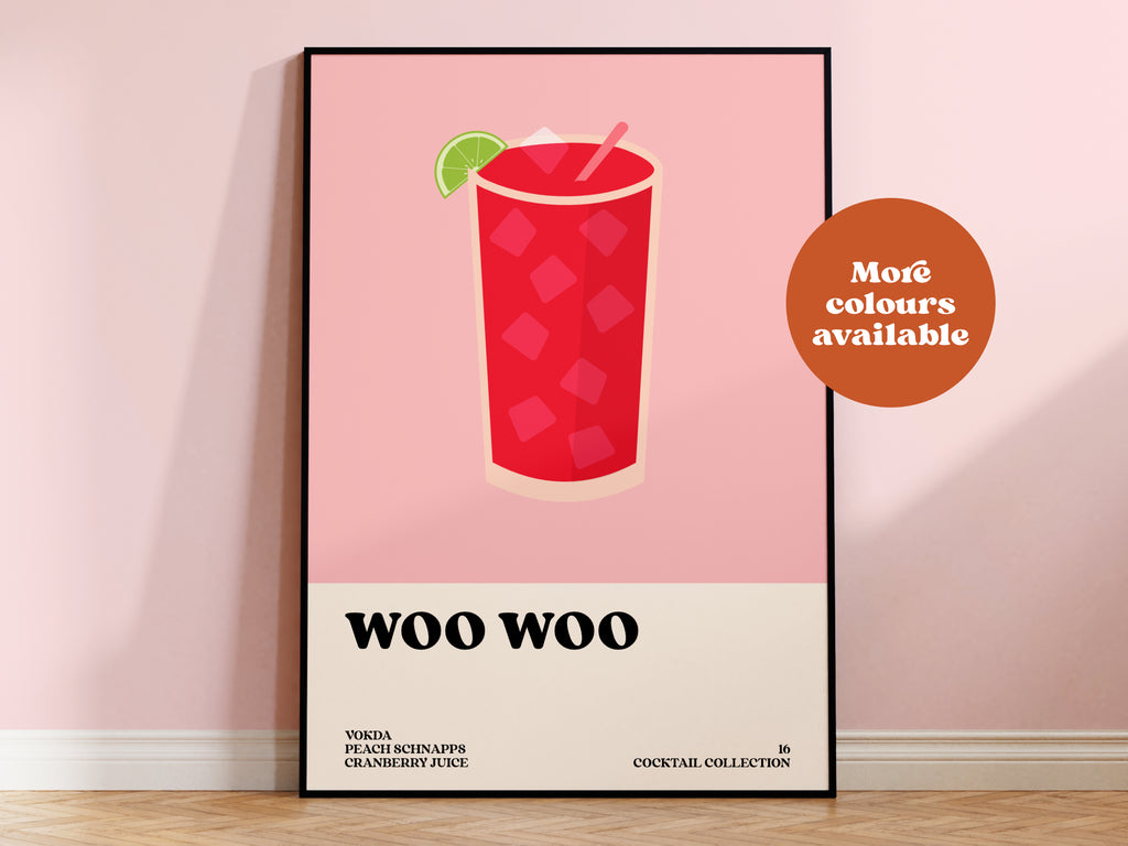 Woo Woo Cocktail Print
