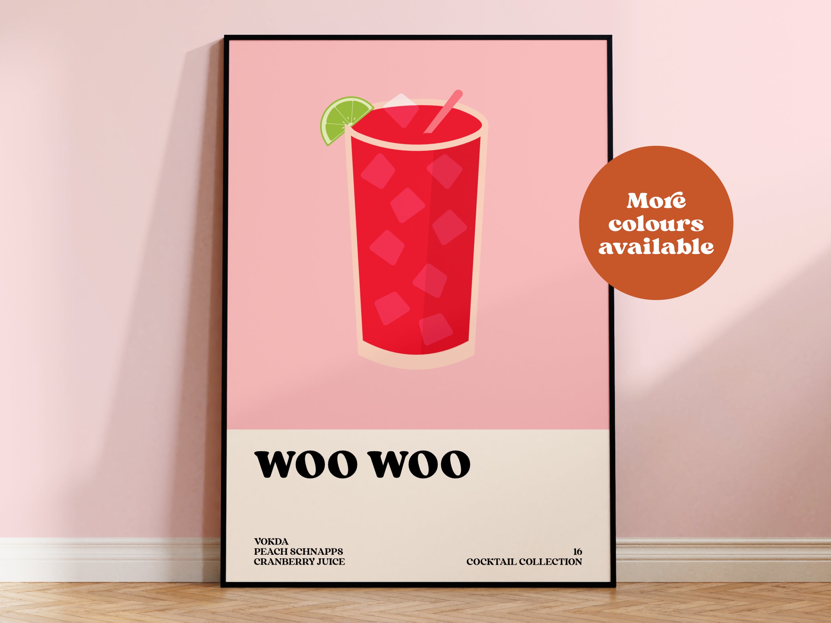 Woo Woo Cocktail Print
